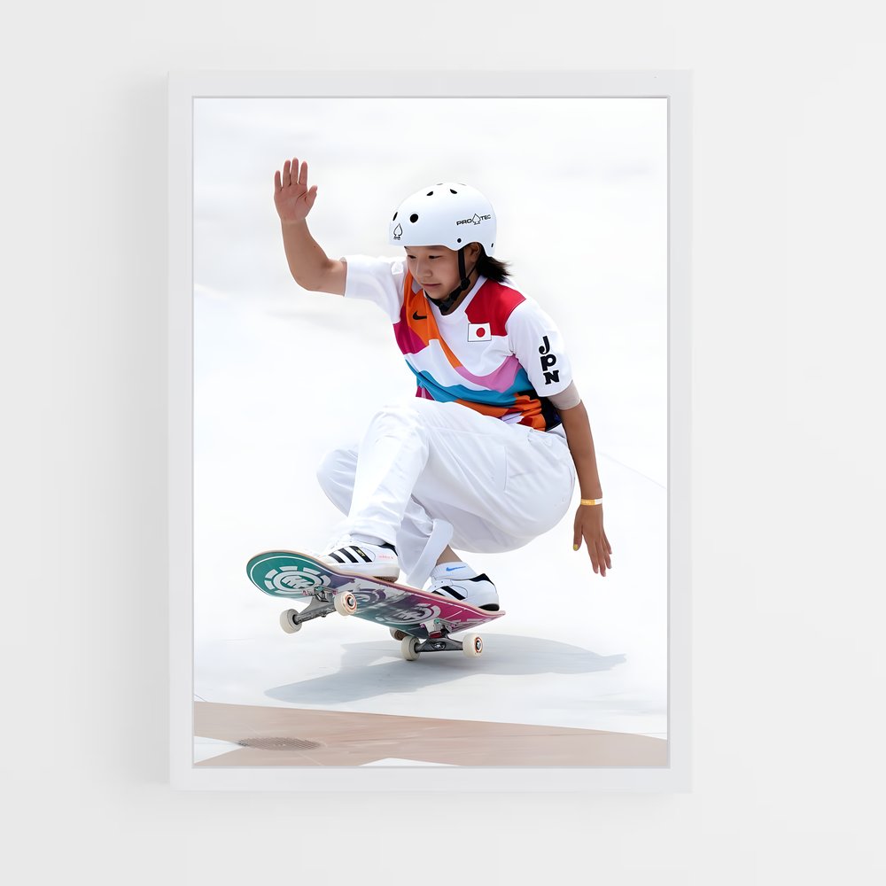 Poster Skateboard Queen (vue 3)
